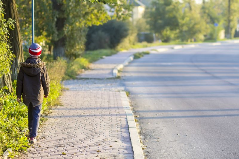 Newly Paved Residential Pathway